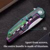 Blade Legend Ti EDC pocket Knife with D2 Blade